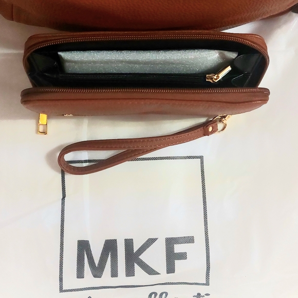 NWT Mia K.  collection Jordina 2 PCS Shoulder Bag with Matching Wallet. - Picture 5 of 6